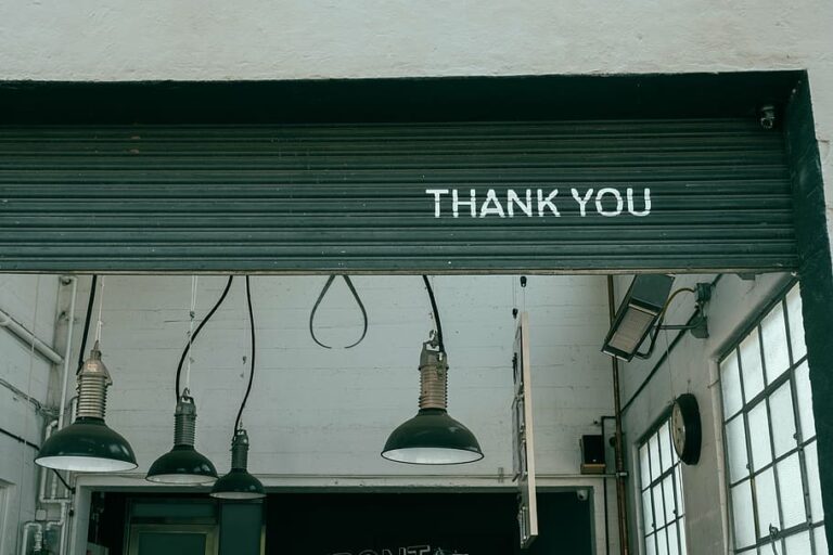 Garage green lamps lights thank you