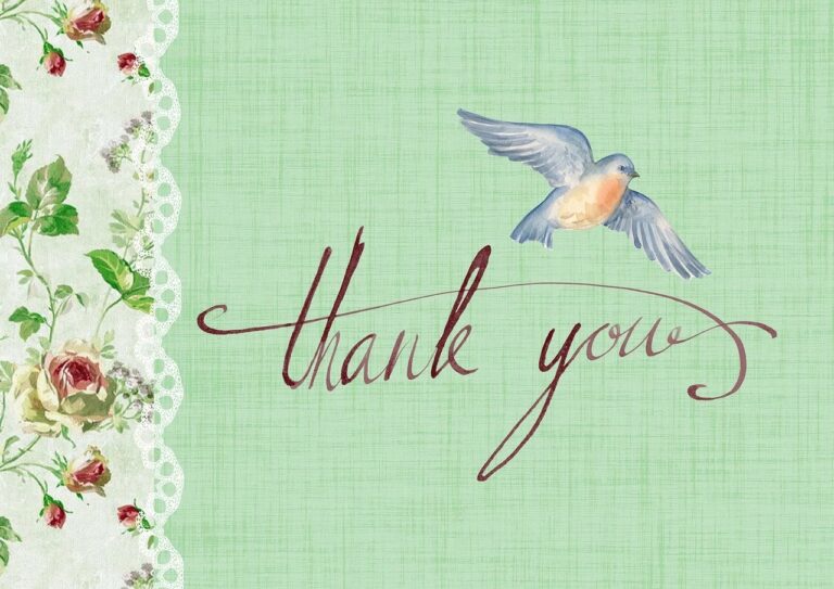 Thank You Bird Illustration